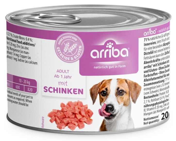 arriba Dog mit Schinken 200 g